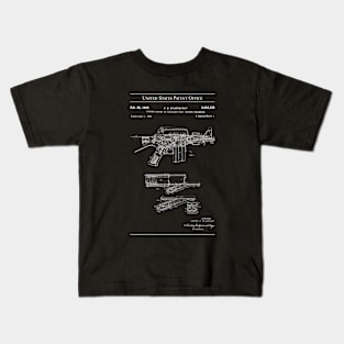 US Patent - Colt Automatic Rifle Kids T-Shirt